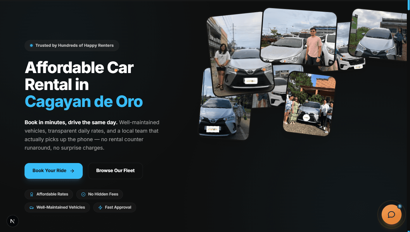 Explore Car Rental Demonstration