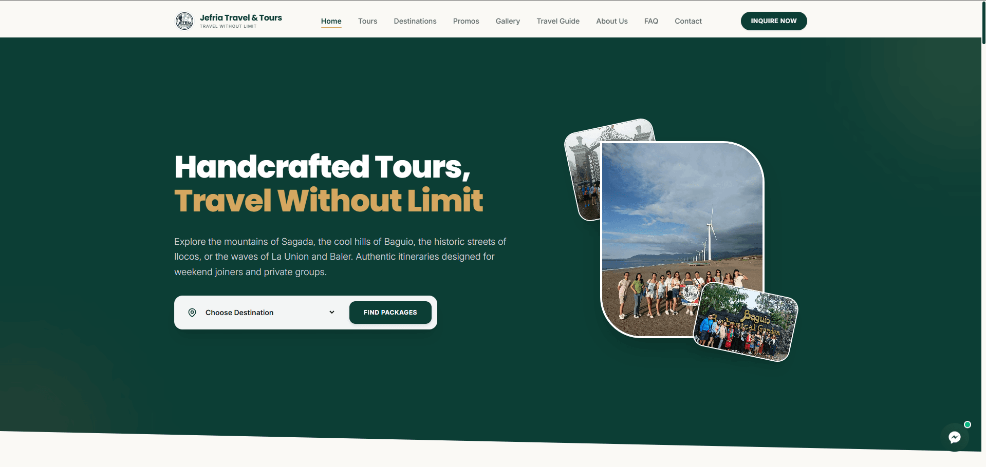 Jefria Travel N Tours Demonstration