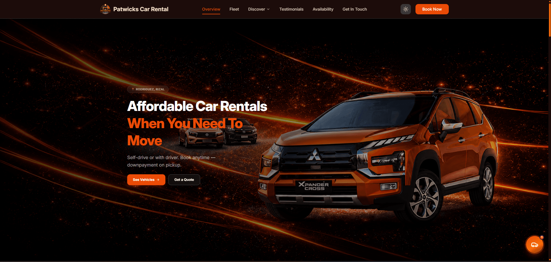 Patwick's Car Rental Demonstration