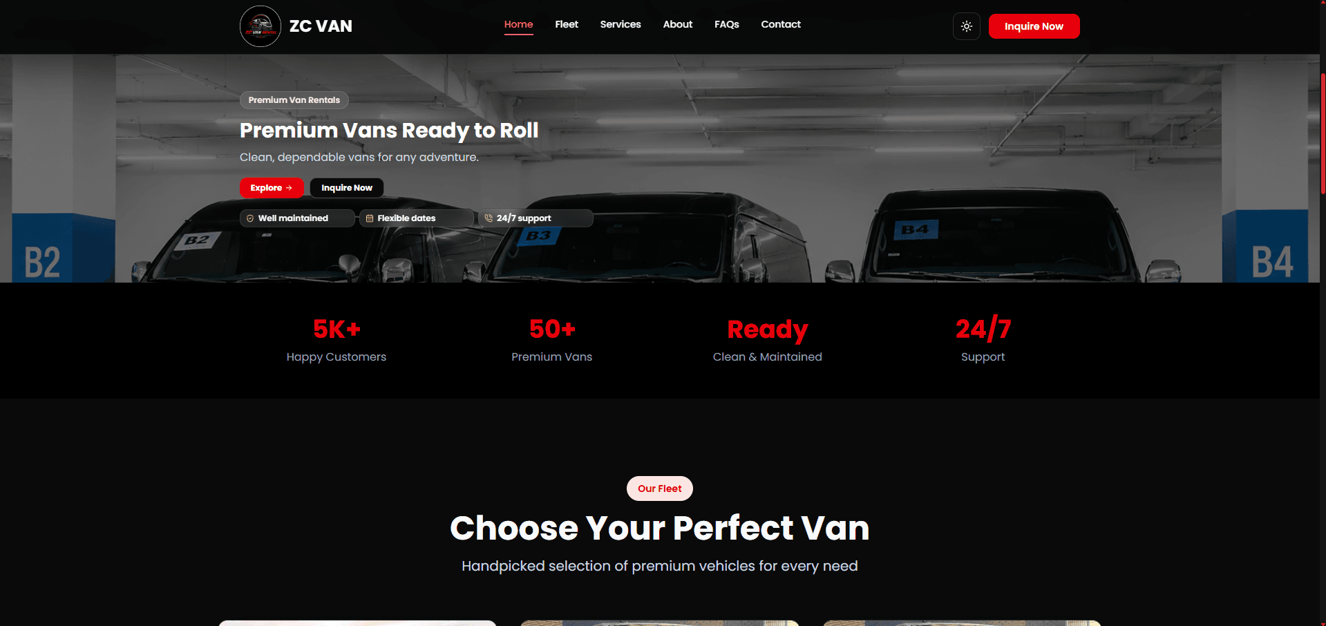ZC Van Rental Demonstration